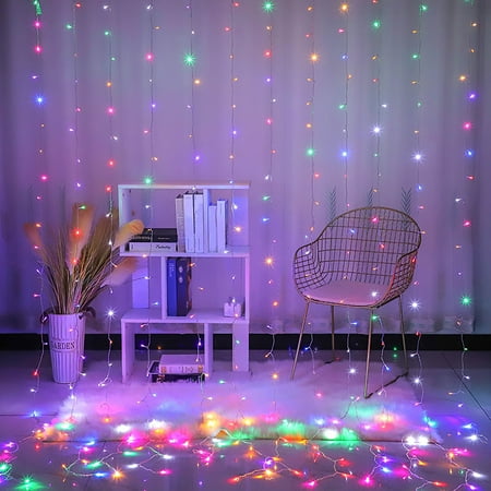 Citystores Curtain Light Luminous 8 Modes No Heating Safe Bright Colors Decorative Warm Light Flash Light Christmas String Light for Wedding Backgrounds White
Citystores Curtain Light Luminous 8 Modes No Heating Safe Bright Colors Decorative Warm Light Flash Light Christmas String Light for Wedding Backgrounds White