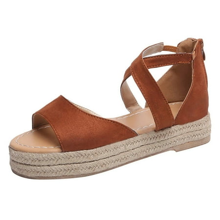 Women Lace-up Closed Toe Comfortable Slip On Hemp Rope Light Sole Ladies Sandals
Women Lace-up Closed Toe Comfortable Slip On Hemp Rope Light Sole Ladies Sandals