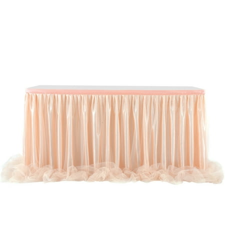 YJ.GWL Tulle Table Skirt Tutu Tablecloths Cover Up for Home Kitchen Party Halloween Wedding Birthday Party Decoration 6Ft
YJ.GWL Tulle Table Skirt Tutu Tablecloths Cover Up for Home Kitchen Party Halloween Wedding Birthday Party Decoration 6Ft
