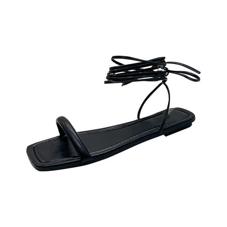 Sandals for Women 2023 Women s Casual Sandal Party Sandals Open Toe Side Lace-up With Style Flat Sandals Womens Sandals Dressy Summer Casual
Sandals for Women 2023 Women s Casual Sandal Party Sandals Open Toe Side Lace-up With Style Flat Sandals Womens Sandals Dressy Summer Casual