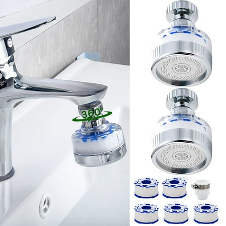 2 Pcs Sink Water Filter Faucet Faucet Filter 360° Rotating FaucFilters Purifier Kitchen Tap Filtration Removes Chlorine Fluoride Heavy Metals Hard Water for Home Bathroom & Kitchen
2 Pcs Sink Water Filter Faucet Faucet Filter 360° Rotating FaucFilters Purifier Kitchen Tap Filtration Removes Chlorine Fluoride Heavy Metals Hard Water for Home Bathroom & Kitchen