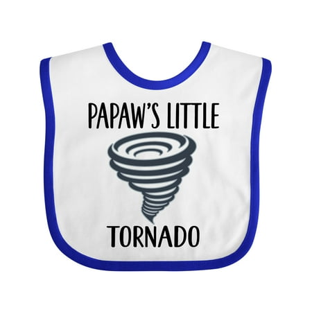 Inktastic Papaw Grandson Gift Tornado Gift Baby Boy Bib