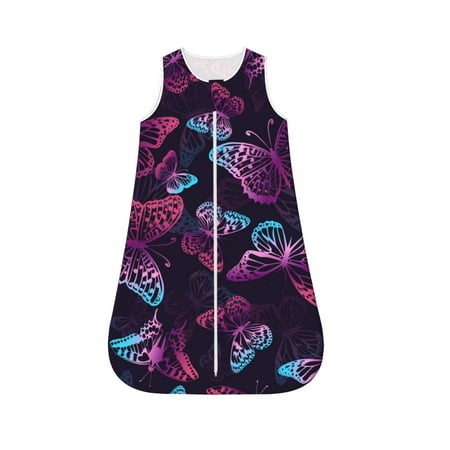 Cauagu Purple Butterfly for Infant Wearable Blanket Unisex Girl Boy Swaddle Transition Sack - Newborn Essentials Sleep Clothes-Large
Cauagu Purple Butterfly for Infant Wearable Blanket Unisex Girl Boy Swaddle Transition Sack - Newborn Essentials Sleep Clothes-Large