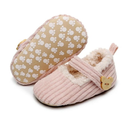Gureui Toddler Infant Baby Girls Flat Shoes Cartoon Bear Non-slip Indoor Outdoor Winter Shoes
Gureui Toddler Infant Baby Girls Flat Shoes Cartoon Bear Non-slip Indoor Outdoor Winter Shoes