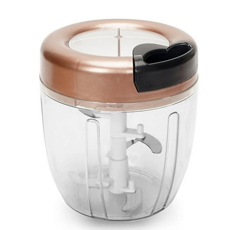 HXAZGSJA Manual Food Chopper Onion Vegetable Cutter Shredder Slicers Ginger Kitchen Supplies(Champagne 900ml)
HXAZGSJA Manual Food Chopper Onion Vegetable Cutter Shredder Slicers Ginger Kitchen Supplies(Champagne 900ml)