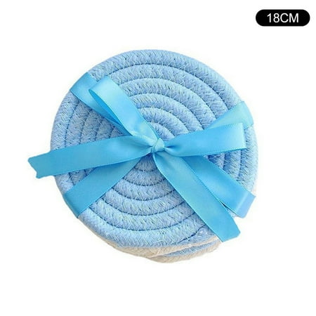 TOPOINT Coasters Set Insulation Mat Water-Absorbing Round Plate Mat Set of 4 with Ribbon
TOPOINT Coasters Set Insulation Mat Water-Absorbing Round Plate Mat Set of 4 with Ribbon