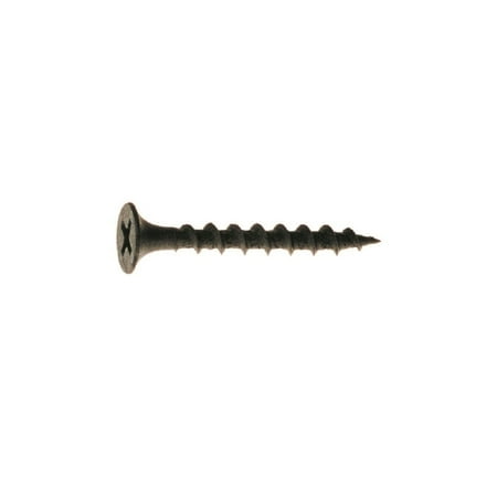 6PC Grip-Rite Grip-Rite 114CDWS5 Phillips Drywall Screws Steel Phosphate