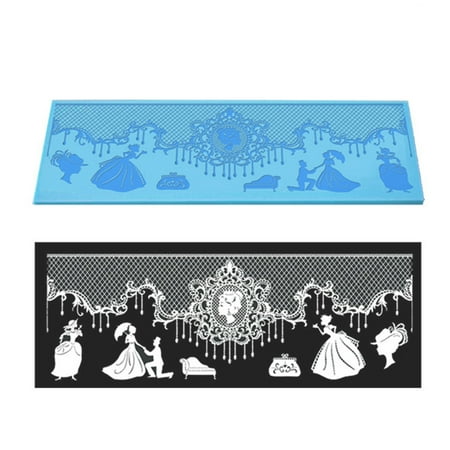 Jygee Wedding Decoration Lace Mat Fondant Beauty Silicone Flower mold Fondant beauty silicone Baking Sugar Cake Lace Mold Random Color
Jygee Wedding Decoration Lace Mat Fondant Beauty Silicone Flower mold Fondant beauty silicone Baking Sugar Cake Lace Mold Random Color