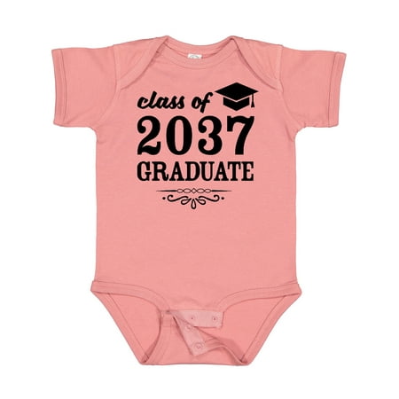 Inktastic Class of 2037 Graduate with Graduation Cap Gift Baby Boy or Baby Girl Bodysuit