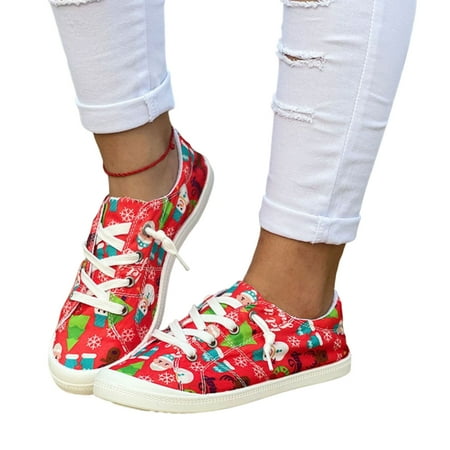 Women Christmas Canvas Sneaker Comfortable without Grinding Feet Suitable for Indoor Outdoor Christmas Tree 41
Women Christmas Canvas Sneaker Comfortable without Grinding Feet Suitable for Indoor Outdoor Christmas Tree 41