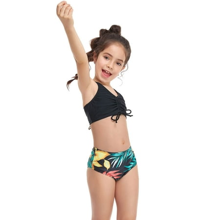 Fesfesfes Parent-Child Swimwear Ruffles Split Two Piece Swimsuit High Waist Bottom Tie Halter Neck Backless Swimwear Mom and Daughter Beach WearBikini Set
Fesfesfes Parent-Child Swimwear Ruffles Split Two Piece Swimsuit High Waist Bottom Tie Halter Neck Backless Swimwear Mom and Daughter Beach WearBikini Set