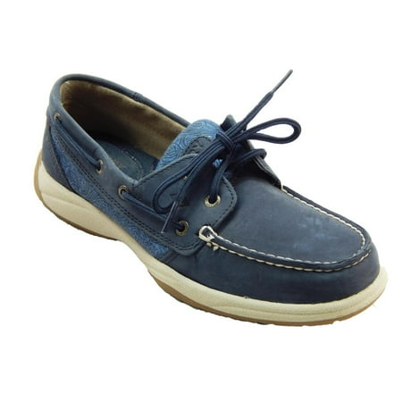 Sperry Top-Sider Intrepid Womens Blue Cogna Boat Shoes