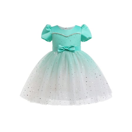 Shakub Kids Flower Girls Princess Star Sequins Tutu Tulle Dress Short Sleeve Bowknot Party Wedding Formal Ball Gown
Shakub Kids Flower Girls Princess Star Sequins Tutu Tulle Dress Short Sleeve Bowknot Party Wedding Formal Ball Gown