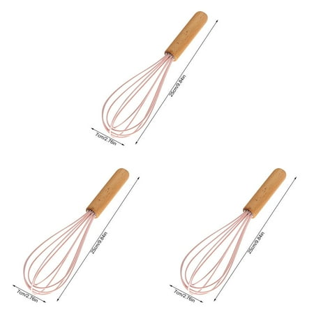 3pcs Wooden Handle Silicone Spatula Scraper Soup Spoon Brush Egg Beater Non-Stick Kitchen Utensil Egg Beater
3pcs Wooden Handle Silicone Spatula Scraper Soup Spoon Brush Egg Beater Non-Stick Kitchen Utensil Egg Beater