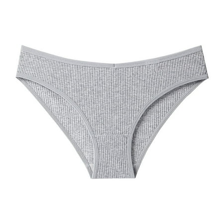 Qingsaizhen Briefs Low-Rise Seamless Breathable Women Panties Solid Color Ribbed Briefs for Daily Wear
Qingsaizhen Briefs Low-Rise Seamless Breathable Women Panties Solid Color Ribbed Briefs for Daily Wear
