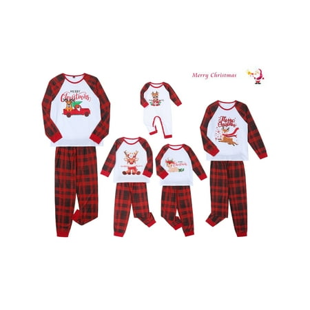 Matching Christmas Pajama Set Cute Deer Print PJs Xmas Sleepwear for Family Mens Womens Kids Baby
Matching Christmas Pajama Set Cute Deer Print PJs Xmas Sleepwear for Family Mens Womens Kids Baby