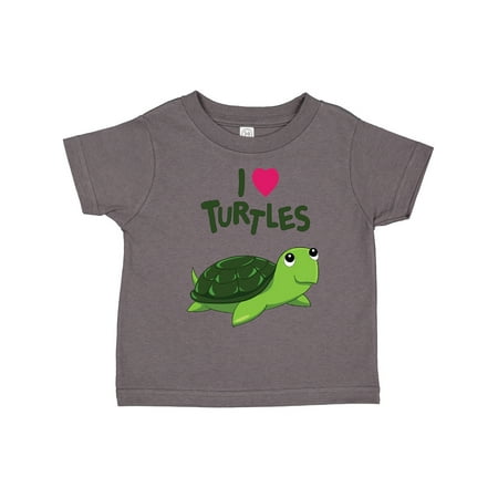 Inktastic I Love Turtles Gift Toddler Boy or Toddler Girl T-Shirt