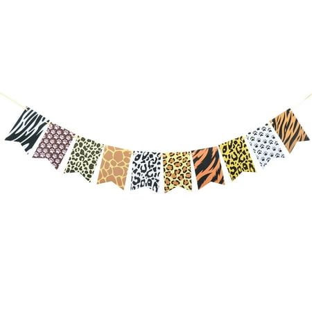 OUNONA Party Supply Colorful Animal Grain Pattern Baby Birthday Decoration Paper Bunting Fish Tail Banner Wall Decoration
OUNONA Party Supply Colorful Animal Grain Pattern Baby Birthday Decoration Paper Bunting Fish Tail Banner Wall Decoration