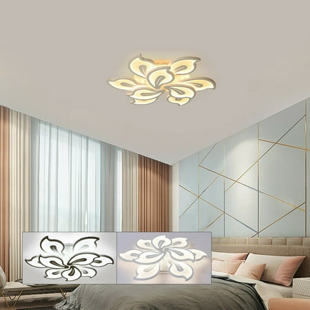 Modern Acrylic Ceiling Light Semi Flush Dimmable LED Ceiling Chandelier Lamp Flower Shape for Dining Room Bedroom Square Kitchen Light Fixtures Dimmable Light Color Changeable (9 Heads)
Modern Acrylic Ceiling Light Semi Flush Dimmable LED Ceiling Chandelier Lamp Flower Shape for Dining Room Bedroom Square Kitchen Light Fixtures Dimmable Light Color Changeable (9 Heads)
