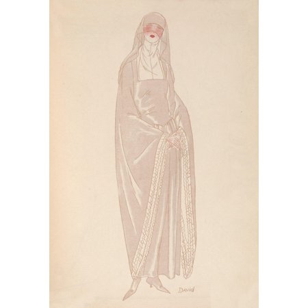 Soeurs David Gazette du Bon Ton 1922 Soeur Benedictine Stretched Canvas - Soeurs David (18 x 24)