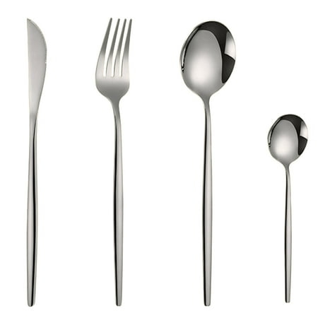 BNisBM Stainless Steel Tableware Western Fork And Spoon 4 Piece Set European Steak And Fork Gold Tableware Set Breakthrough
BNisBM Stainless Steel Tableware Western Fork And Spoon 4 Piece Set European Steak And Fork Gold Tableware Set Breakthrough