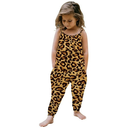 Yubatuo Toddler Kids Baby Girls Sleeveless Summer Romper Jumpsuit Playsuit Clothes Brown 100
Yubatuo Toddler Kids Baby Girls Sleeveless Summer Romper Jumpsuit Playsuit Clothes Brown 100