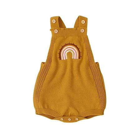 Newborn Baby Boys Girls Knitted Rompers Strap Sleeveless Jumpsuit Bodysuit Overalls Pajamas
Newborn Baby Boys Girls Knitted Rompers Strap Sleeveless Jumpsuit Bodysuit Overalls Pajamas