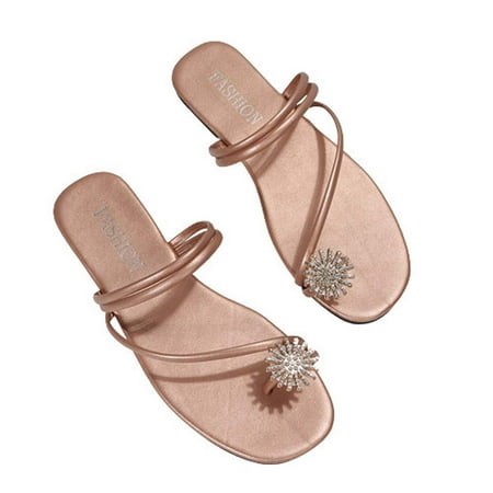 Women s Flat Sandals Fashion Slides With Soft Leather Slippers Womens Summer Slippers Rhinestone & Flowers Decorate Pinch Toe Design Sandals Pink 5.5
Women s Flat Sandals Fashion Slides With Soft Leather Slippers Womens Summer Slippers Rhinestone & Flowers Decorate Pinch Toe Design Sandals Pink 5.5