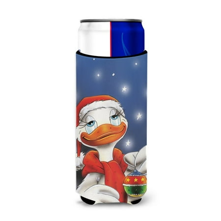 Carolines Treasures AAH7196MUK Duck with Christmas Ornament Ultra Beverage Insulators for slim cans Slim Can
Carolines Treasures AAH7196MUK Duck with Christmas Ornament Ultra Beverage Insulators for slim cans Slim Can