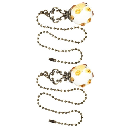 2 Pcs Fan Light Hanging Chain Decorative Pendant Zipper Lengthen Crystals Extender for Ceiling
2 Pcs Fan Light Hanging Chain Decorative Pendant Zipper Lengthen Crystals Extender for Ceiling