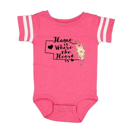 Inktastic Nebraska Home is Where the Heart is with Watercolor Floral Gift Baby Boy or Baby Girl Bodysuit
Inktastic Nebraska Home is Where the Heart is with Watercolor Floral Gift Baby Boy or Baby Girl Bodysuit