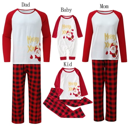 Christmas Family Matching Pajama Red Holiday Pjs Sets Plaid Long-Sleeved Sleepwear
Christmas Family Matching Pajama Red Holiday Pjs Sets Plaid Long-Sleeved Sleepwear