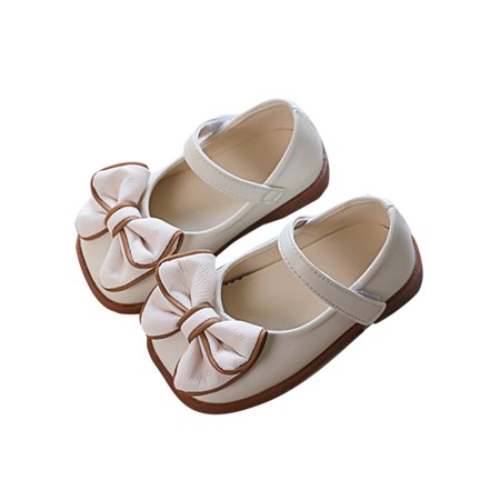 Rotosw Kids Flats Bowknot Princess Shoe Soft Sole Mary Jane Anti-Slip Magic Tape Dress Shoes Dance Comfort Loafers Beige 6.5C
Rotosw Kids Flats Bowknot Princess Shoe Soft Sole Mary Jane Anti-Slip Magic Tape Dress Shoes Dance Comfort Loafers Beige 6.5C