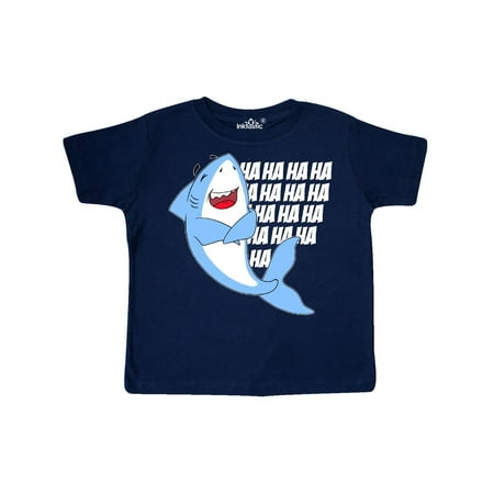 Inktastic Laughing Shark Illustration Gift Toddler Boy or Toddler Girl T-Shirt