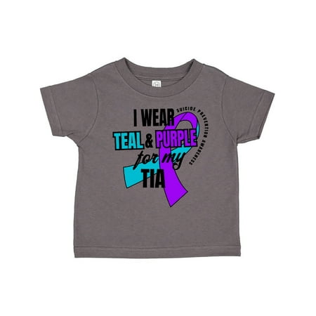 Inktastic Suicide Prevention I Wear Teal and Purple for My Tia Gift Toddler Boy or Toddler Girl T-Shirt
Inktastic Suicide Prevention I Wear Teal and Purple for My Tia Gift Toddler Boy or Toddler Girl T-Shirt
