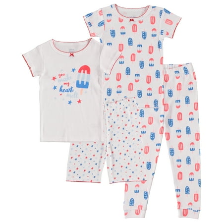 Cutie Pie Dreamers Baby Girl & Toddler Girl 4 PC Tight Fit Cotton Sleepwear Pajamas Sizes 12 Months-4T 12M-4T
Cutie Pie Dreamers Baby Girl & Toddler Girl 4 PC Tight Fit Cotton Sleepwear Pajamas Sizes 12 Months-4T 12M-4T
