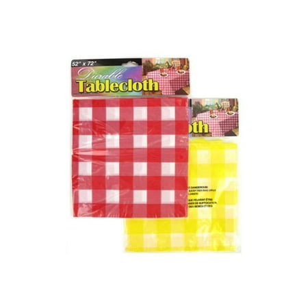 Durable plastic tablecloth - Pack of 96
