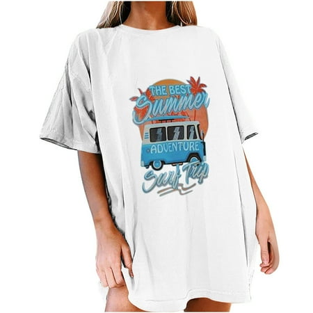 Oversized T Shirts for Womens Teengirls Casual Tees Shirt Short Sleeves Round Neck Print Graphics Top Shirt
Oversized T Shirts for Womens Teengirls Casual Tees Shirt Short Sleeves Round Neck Print Graphics Top Shirt