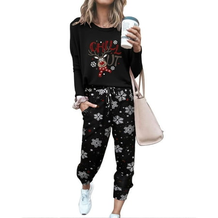 Women 2 Piece Outfits Long Sleeve Skeleton Print Top and Pants Set Fall Casual Workout Sweatsuit Lounge Wear
Women 2 Piece Outfits Long Sleeve Skeleton Print Top and Pants Set Fall Casual Workout Sweatsuit Lounge Wear