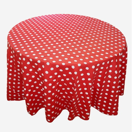 Cotton Polka Dots Round Tablecloth for Wedding/Bridal Shower Birthdays Special Events
Cotton Polka Dots Round Tablecloth for Wedding/Bridal Shower Birthdays Special Events
