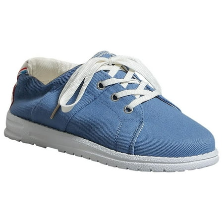 Awdenio Summer Flats Shoes for Women Large Ladies Lace Up Round Head Casual Light Candy Canvas Board Shoes/Sports Shoes
Awdenio Summer Flats Shoes for Women Large Ladies Lace Up Round Head Casual Light Candy Canvas Board Shoes/Sports Shoes