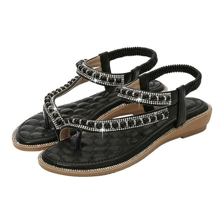 Cathalem Women s Pearl Rhinestone Sandals Women s Summer Sandals Fashion Women s Sandals Black 37
Cathalem Women s Pearl Rhinestone Sandals Women s Summer Sandals Fashion Women s Sandals Black 37