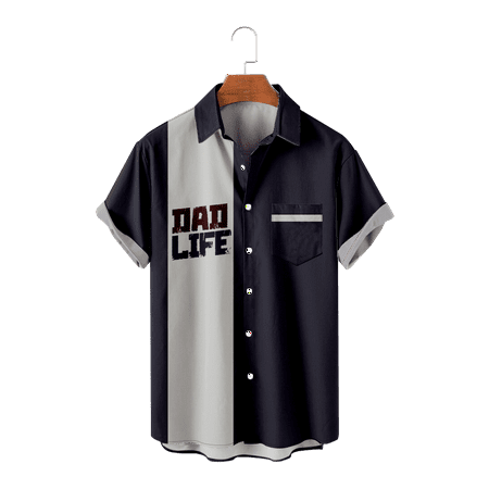 LANLIN Father s Day Short Sleeve Polyester Shirt Polyester Button Down Tropical Holiday Beach Shirts
LANLIN Father s Day Short Sleeve Polyester Shirt Polyester Button Down Tropical Holiday Beach Shirts