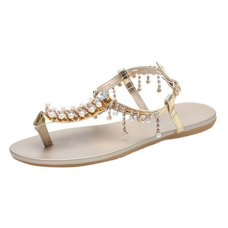 Womens Water Sandals Size 9 Women s Summer Sandals 12 Wide Women s Foreign Trade Large Size Retro Bohemian Pearl Rhinestone Sandals
Womens Water Sandals Size 9 Women s Summer Sandals 12 Wide Women s Foreign Trade Large Size Retro Bohemian Pearl Rhinestone Sandals