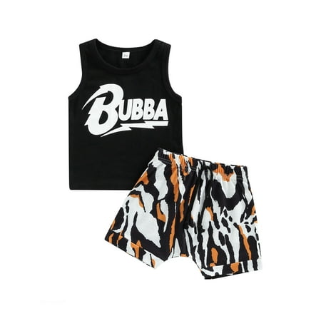 Suanret Toddler Boy Girl Shorts 2PCS Set Letter Print Sleeveless Round Neck Tank Tops Tiger Print High Waist Stretch Shorts Black 2-3 Years
Suanret Toddler Boy Girl Shorts 2PCS Set Letter Print Sleeveless Round Neck Tank Tops Tiger Print High Waist Stretch Shorts Black 2-3 Years