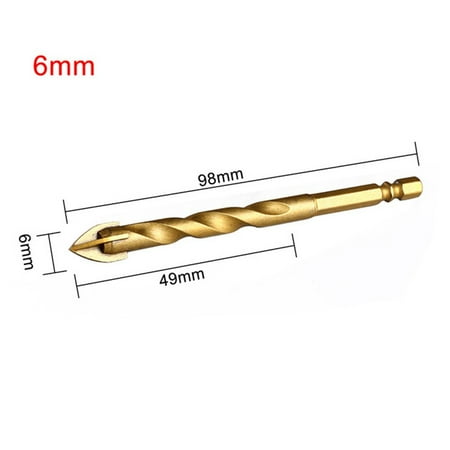 BAMILL Extra Long Hex Shank Cross Drill Bit For Ceramic Tile Glass Granite Brick
BAMILL Extra Long Hex Shank Cross Drill Bit For Ceramic Tile Glass Granite Brick