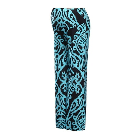 Women s Maternity Floral Easy Pants Pregnancy Trousers