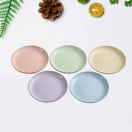 5pcs/set Wheat Straw Plates in Various Color Eco-Friendly Simple Dishes Safe Dinnerware
5pcs/set Wheat Straw Plates in Various Color Eco-Friendly Simple Dishes Safe Dinnerware