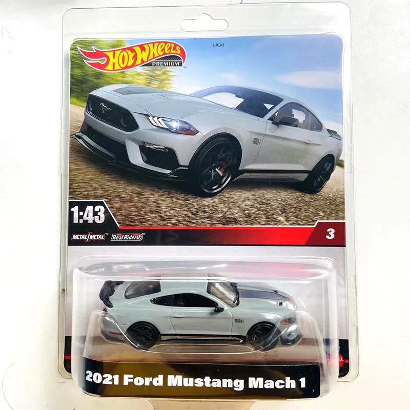Hot Wheels Coche de juguete oficial Premium para niños Ford Mustang