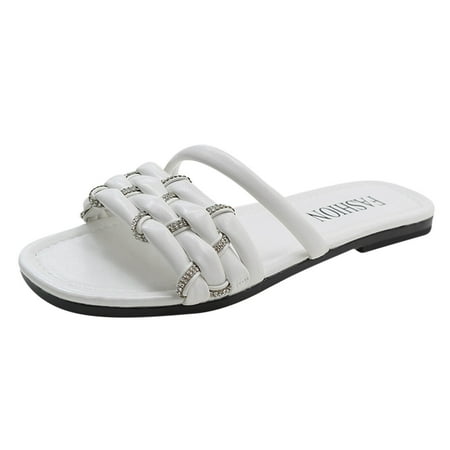 Abcnature Women Sandals Clearance 2023! Women s Flat Sandals Extremely Comfy Slides Sandals Casual Comfortable Slippers Fashion Rhinestone Decoration Beach Flat Slippers Non-Slip
Abcnature Women Sandals Clearance 2023! Women s Flat Sandals Extremely Comfy Slides Sandals Casual Comfortable Slippers Fashion Rhinestone Decoration Beach Flat Slippers Non-Slip